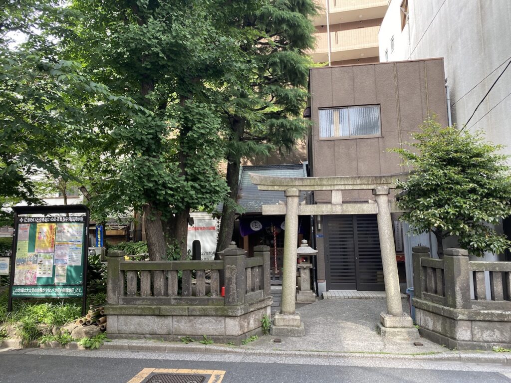 竹森神社の鳥居